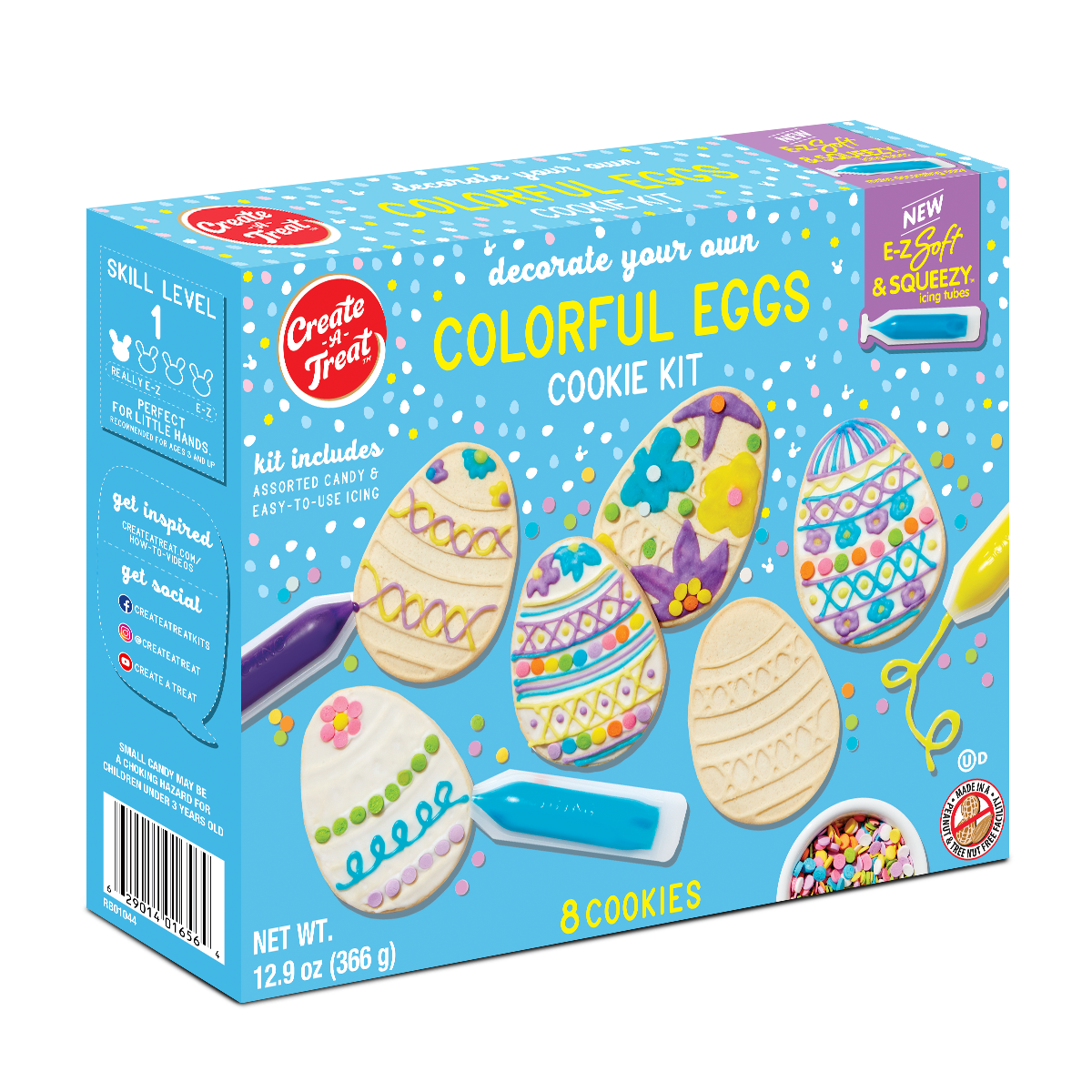Colorful Eggs Cookie Kit, 8ct