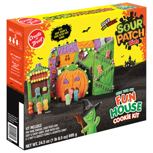 Sour Patch Kids® Halloween Fun House Chocolate Cookie Kit