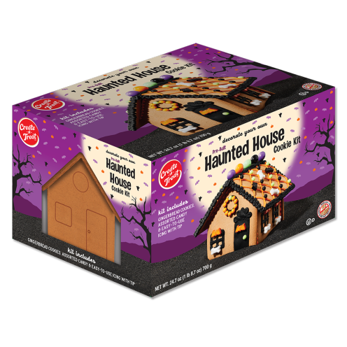 Haunted Pre-Built Gingerbread House Kit